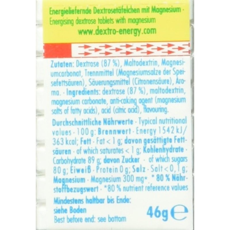 Dextro Energy Magnesium Cubes 46g