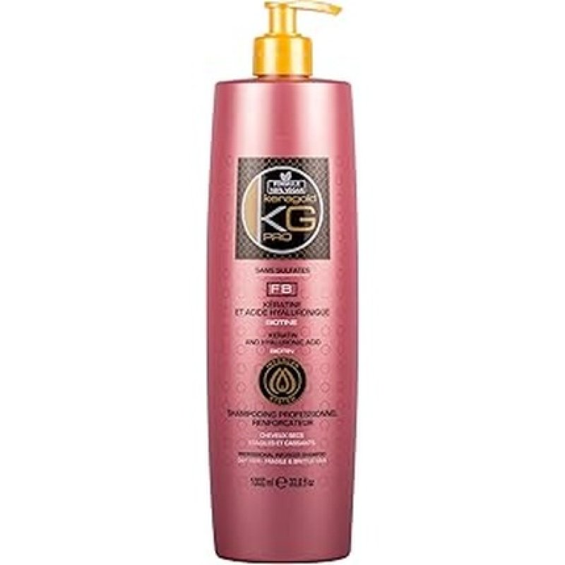 Keragold Shampoo With Keratin, Hyaluronic Acid, And Biotin - 1000ml