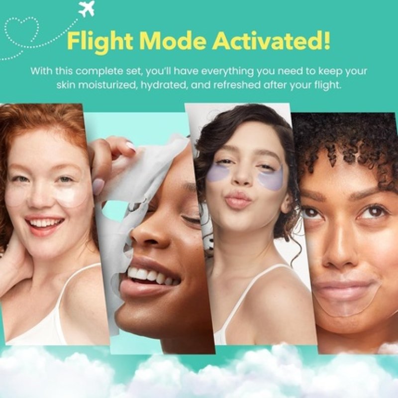 Patchology On The Fly Travel Facial Kit - Travel-Friendly Hydrating Skincare