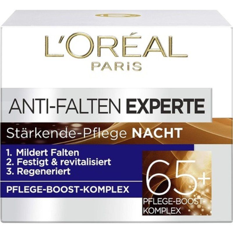 L'Oréal Paris Night Cream for the Face Anti-Ageing to Reduce Wrinkles Vitamin B3 and Vitamin E Strengthens and