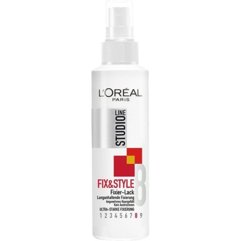 L'Oréal Paris Studio Line Strong Fixing Hair Spray 24 Hour Ultra Strong Hold Fix&Style Fixing Paint 150ml