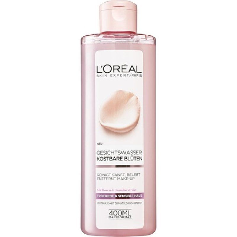 L'Oréal Paris Precious Petal Facial Toner with Rose and Jasmin Extract 400ml
