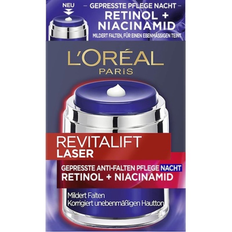 L'Oréal Paris Pressed Anti-Wrinkle Night Cream with Retinol and Niacinamide 50ml