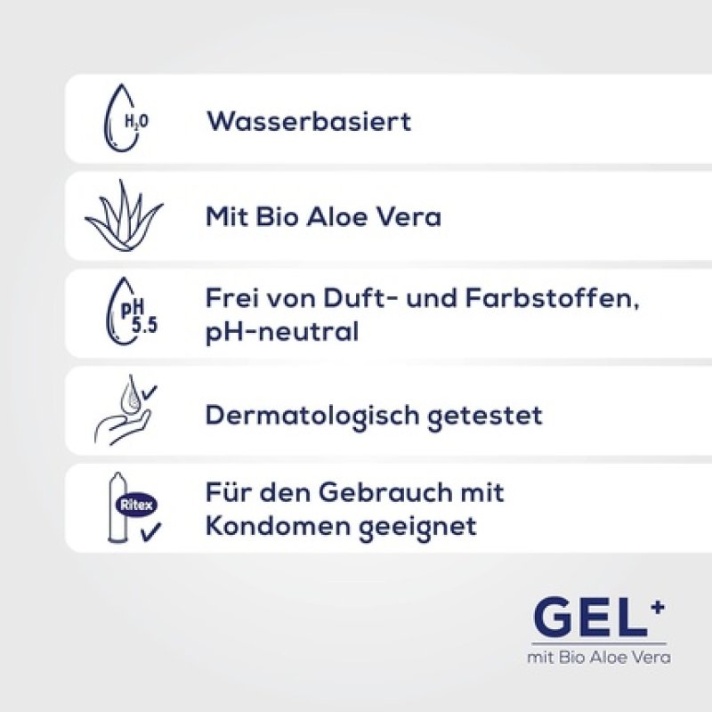 Ritex Gel Lubricant and Massage Gel with Aloe Vera 50ml G 61