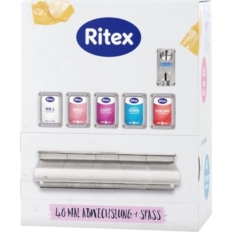 Ritex Condom Mix Assortment Exciting and Diverse 40 Pieces