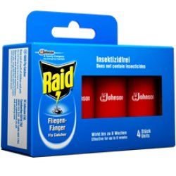 Raid 338822 piège à insectes Papier tue-mouches Rouge