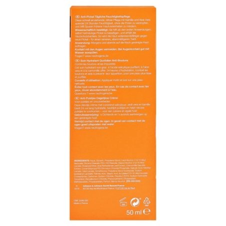 Neutrogena Anti-Pimple Face Cream Daily Moisturizer with Aloe Vera and Salicylic Acid Oil-Free 50ml