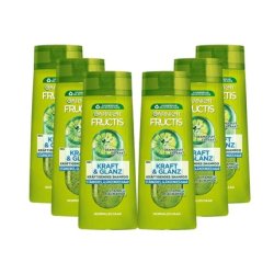 Garnier Strength and Shine Shampoo, Strengthens and Adds Shine, Gives Hair Strength and Energy for Powerful, Shiny