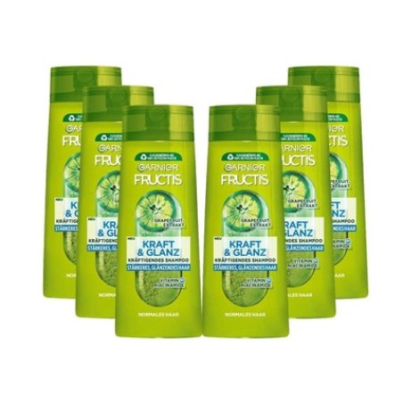 Garnier Strength and Shine Shampoo, Strengthens and Adds Shine, Gives Hair Strength and Energy for Powerful, Shiny