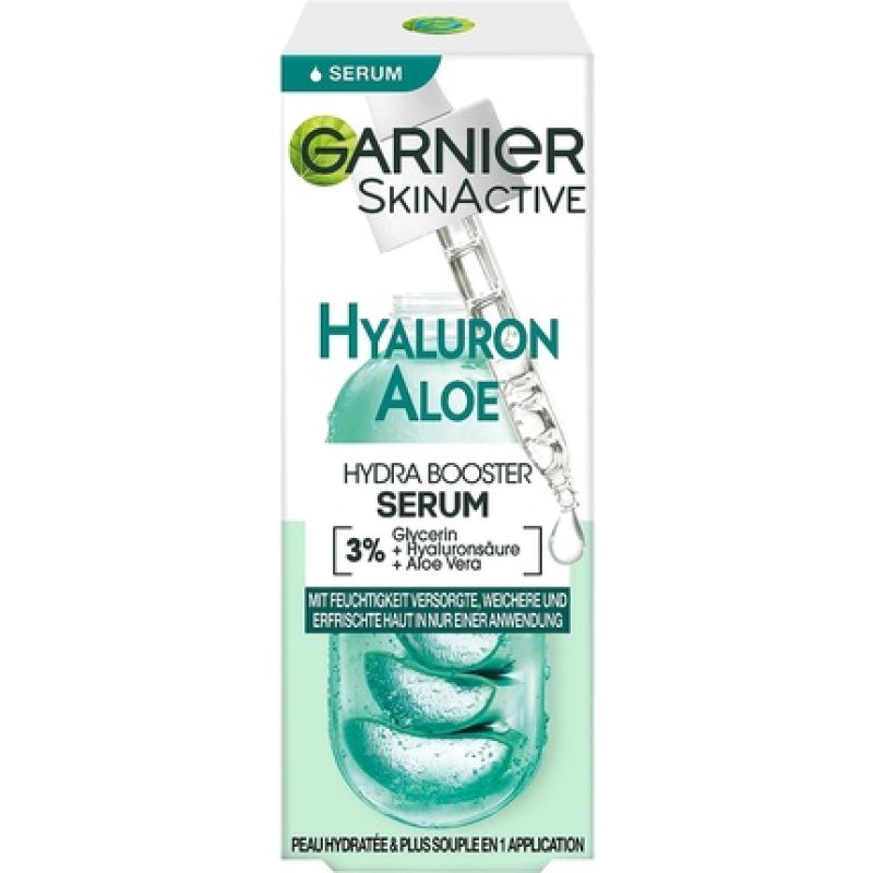 Garnier Skin Active Moisturising Serum for Firm and Radiant Complexion with Soothing Aloe Vera and Hyaluronic Acid 30ml