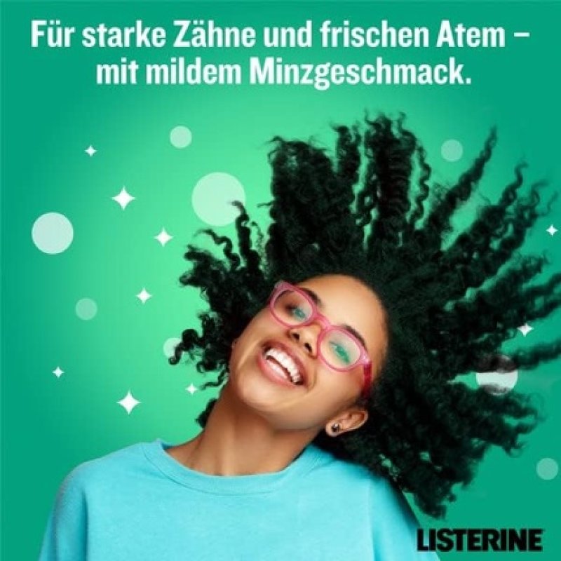 LISTERINE Clean & Fresh 500ml Antibacterial Mouthwash with Essential Oils Alcohol-Free Perfect Addition to Daily Dental