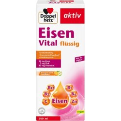Doppelherz Iron Vital - Supports Normal Immune System Function and Red Blood Cell Formation - 500ml