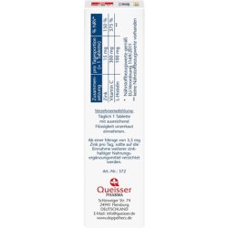 Doppelherz Zinc 15 Histidine Vitamin C - 15mg Zinc for Normal Immune Function and Skin Health