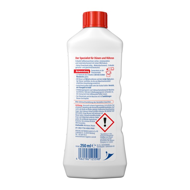 De Heitmann Descaler For Coffee Machines - 250 Ml