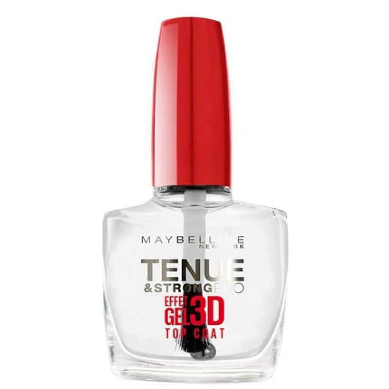 Gemey Maybelline Nail Polish Tenue and Strong Pro Gel 3D Top Coat