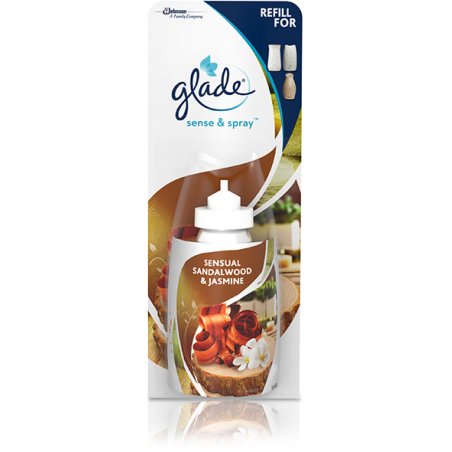 Glade Touch & Fresh Refill Air Freshener Mini Spray Sandalwood & Jasmine 10ml