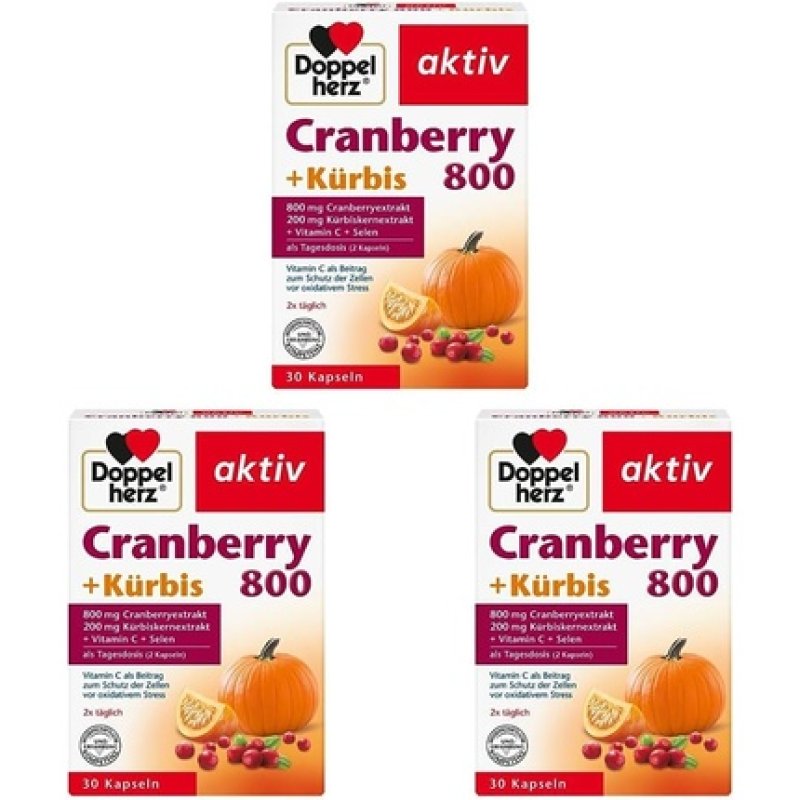 Doppelherz Cranberry 800 Pumpkin Vitamin C Selenium - Vitamin C as a Contribution to the Protection of Cells