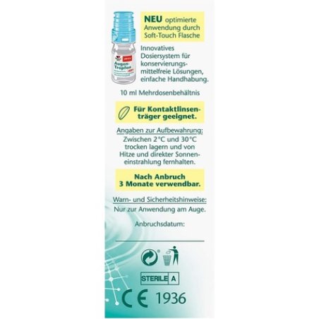 Doppelherz Hyaluron Eye Drops 0.4% Soothing Relief for Dry and Irritated Eyes 10ml