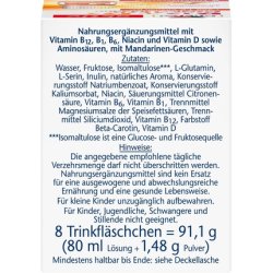 Doppelherz B12 D3 Duo Aktiv with Vitamin B12 and D3 for Immune System Support 8 Drink Bottles 91.1 grams