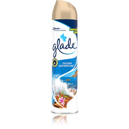 Glade by Brise Ocean Adventure Pulvérisateur de rafraichissement d'air Bleu, Blanc Citron, Océan 300 ml