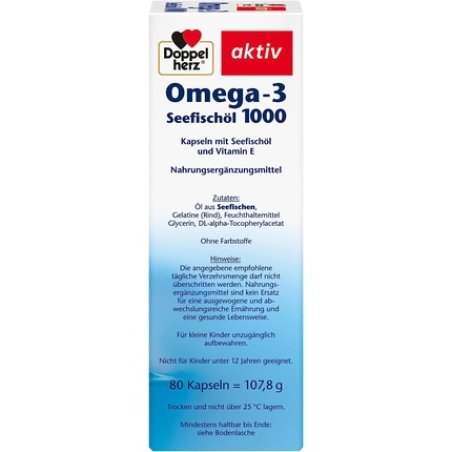 Double Heart Seefischöl Omega3 1000mg