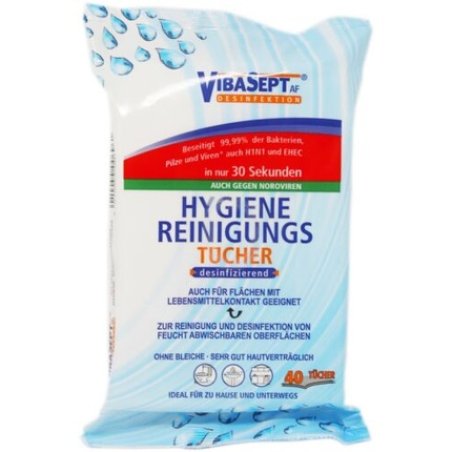Vibasept Hygiene Cleaning Wipes 40 Sheets