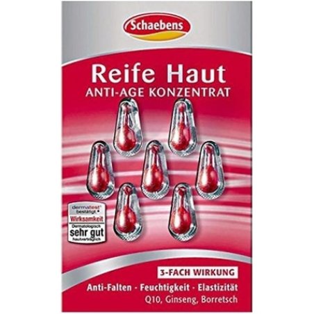Schaebens Mature Skin Anti-Age Concentrate 3-Way Effect with Q10, Ginseng & Borage