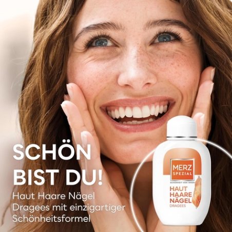 Merz Special Skin Hair Nails Tablets - Dietary Supplement with 13 Micro-Nutrients for Radiant Skin, Shiny Hair, and