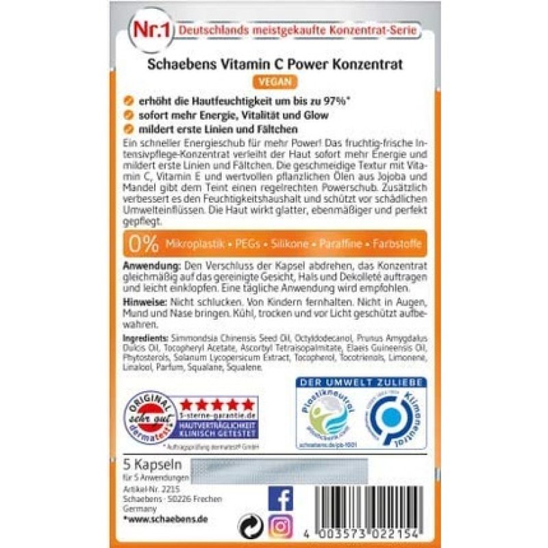 Schaebens Concentrate Vitamin C 5 Pieces