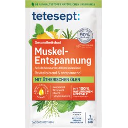 tetesept Sea Salt Muscle Relaxation Bath with Essential Oils 80g