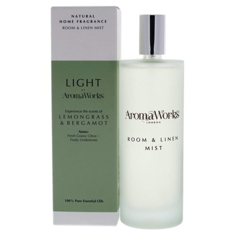 Aromaworks Light Room And Linen Mist - Uplifts Your Mood - Proven Benefits For