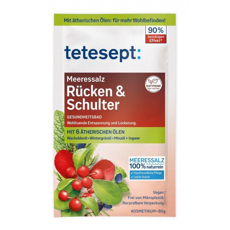 Tetesept 200000389 sel et minéraux de bain 80 g Sels de bain