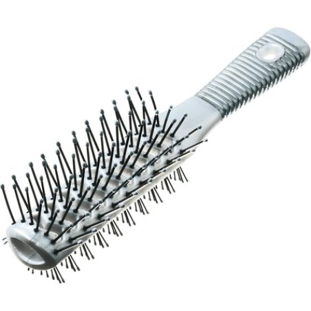 Comair Tunnel Vent Brush Double-Sided Silver Gray