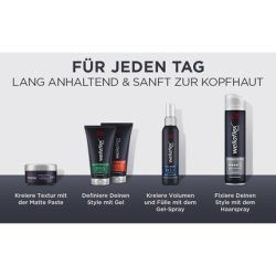 Wellaflex Men All-Day Definition Gel Ultra Strong Hold Styling Hair Gel Vegan Dermatologically Tested Silicone-Free