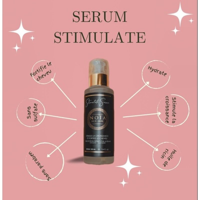 NOÏA HAIR Stimulate Hair Serum with Castor Oil, Garlic Extract & Sesame 100ml