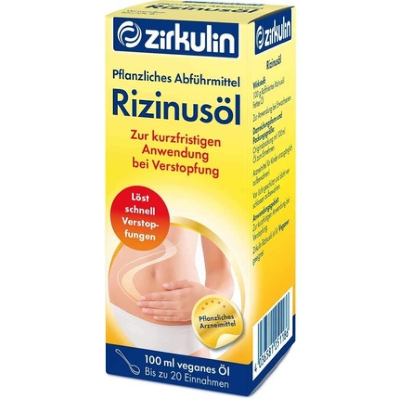 Zirkulin Refined Castor Oil 100ml