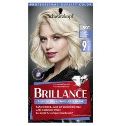 Schwarzkopf Brilliance Hair Lightener 801 Cool Crystal Blonde - 1 Piece
