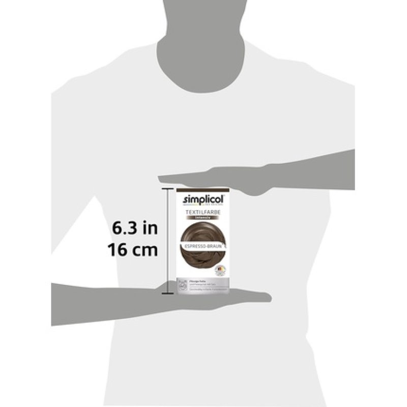 Simplicol Fabric Dye Intensive Espresso Brown Washing Machine Dye Kit 1 Pack