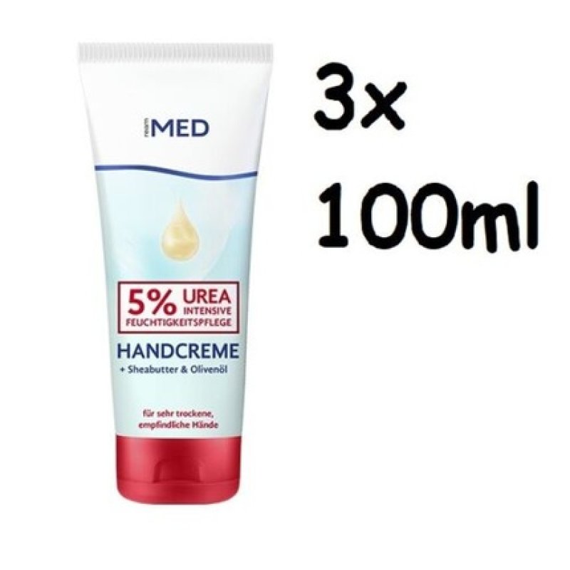 ReAm MED Hand Cream UREA 5% Shea Butter Olive Oil 100ml