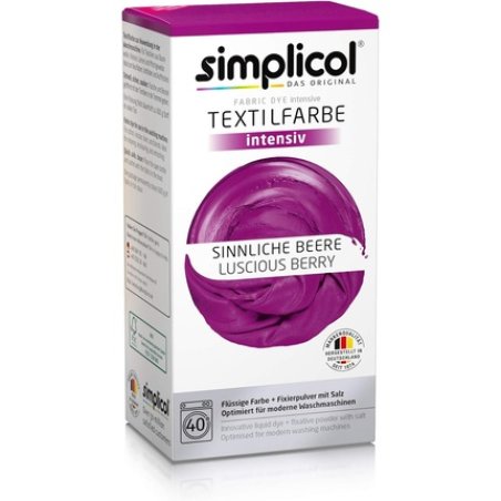 Simplicol Fabric Dye Intensive Luscious Berry Washing Machine Dye Kit 1 Pack 1806