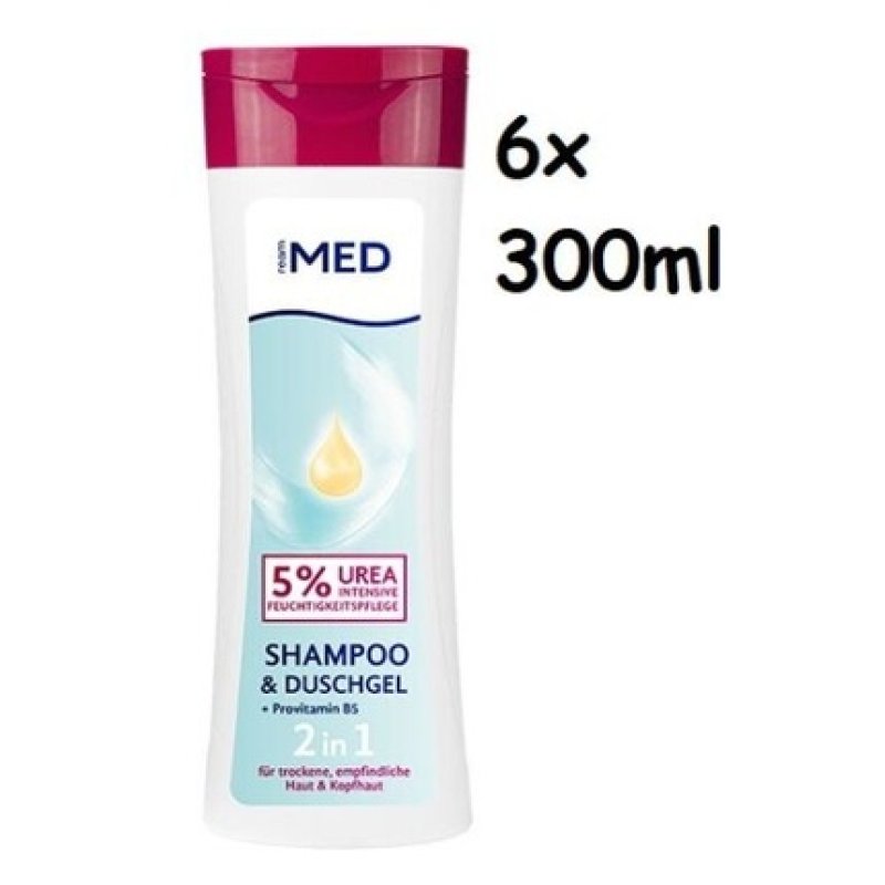 Ream MED Shampoo & Shower Gel with 5% Urea B5 300ml