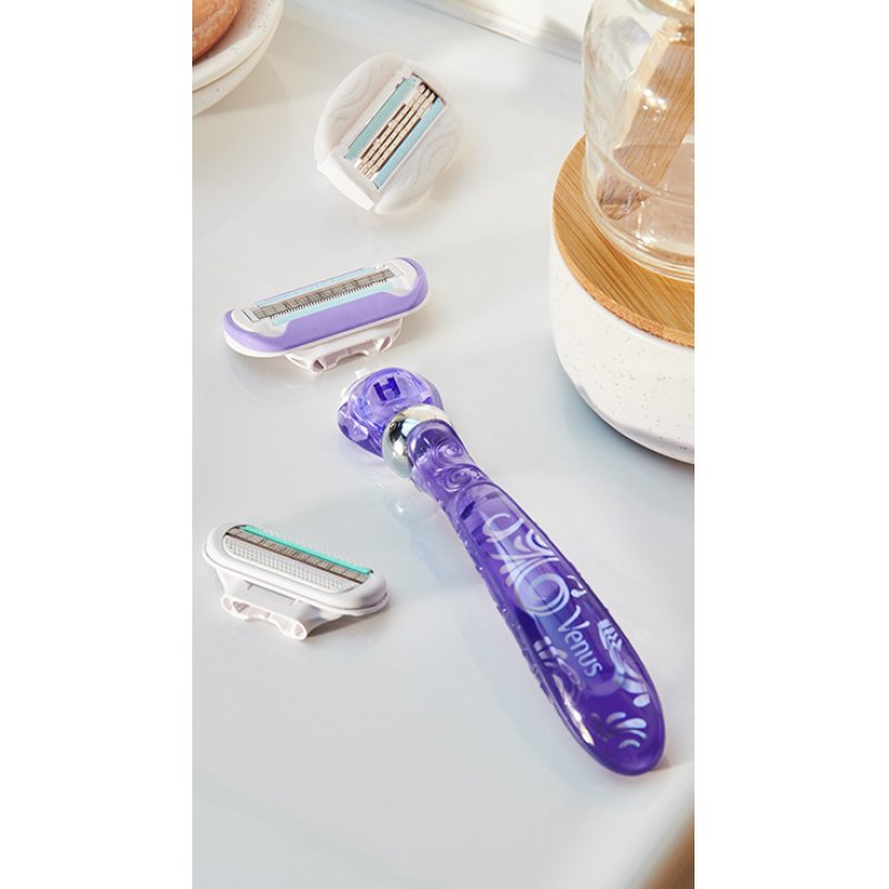 Gillette Venus Deluxe Smooth Swirl lame de rasoir 4 pièce(s) Femmes