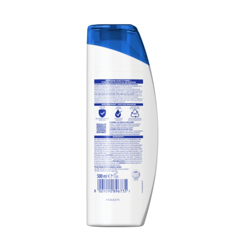 Head & Shoulders Anti-Dandruff Shampoo for Itchy Scalp 500ml