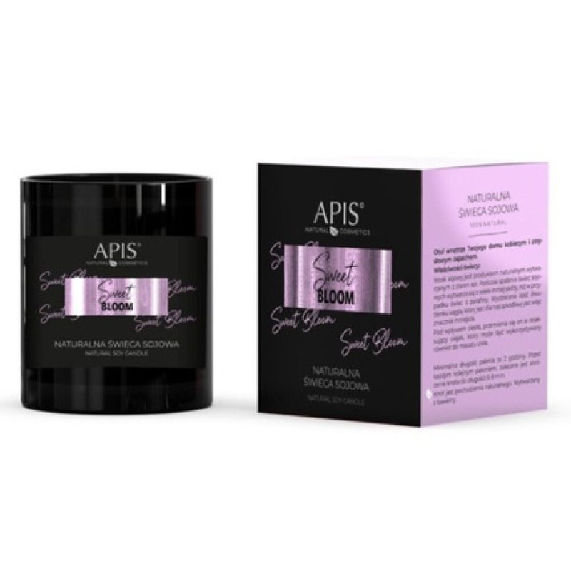 Apis Sweet Bloom Scented Natural Soy Candle 220g