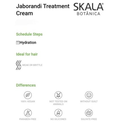 Skala Botanica Jaborandi Scarabotanica Jabolange 2 in 1 Hair Treatment 1000g