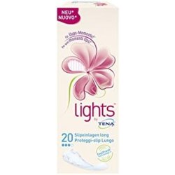 Tena Lights Normal and Sensitive Bladder Liners Long 20 Pieces