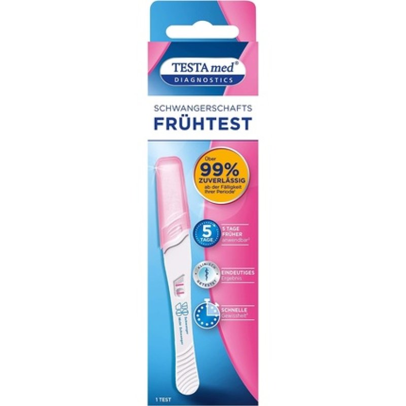 TESTAmed Diagnostics Pregnancy Test - Provides a Safe Test Result of Over 99%