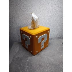 Super Mario Question Block Tissue Box 60 Cubes