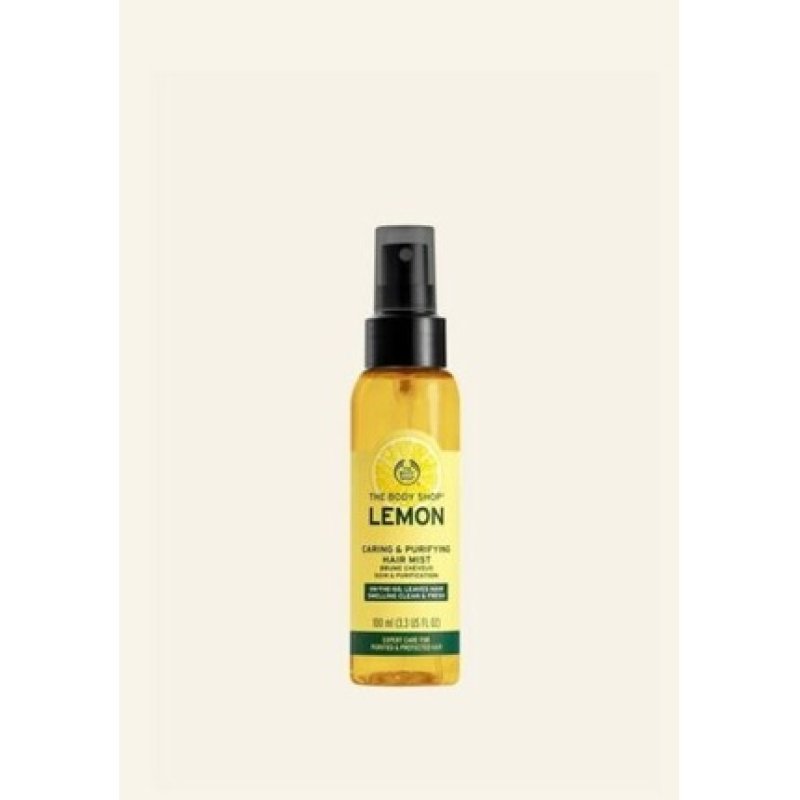 The Body Shop Lemon Caring and Purifying Hair Mist 100ml for Fresh Clean Hair