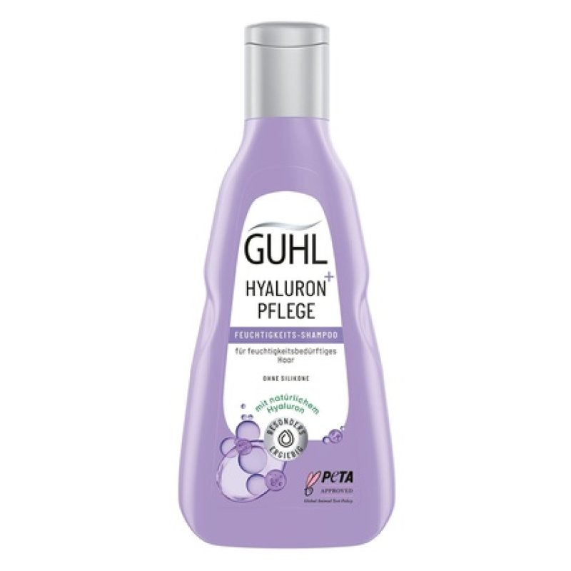 Guhl Hyaluron Care Moisturizing Shampoo 250ml - Without Silicones - With Natural Hyaluron - Intensive Moisture & Care